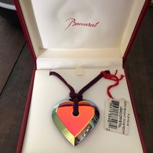 Baccarat Lead Crystal Pendant Never Worn